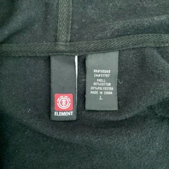 Vintage Y2k Element Full Zip Hoodie Men’s Large Skating Surfing Streetwear Blue - Picture 3 of 5